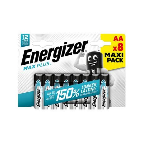 Energizer Max Plus (AA) Batterie alcaline, 8 pezzi 