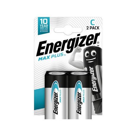 Energizer Max Plus (C) Alkaline-Batterien, 2 Stück 