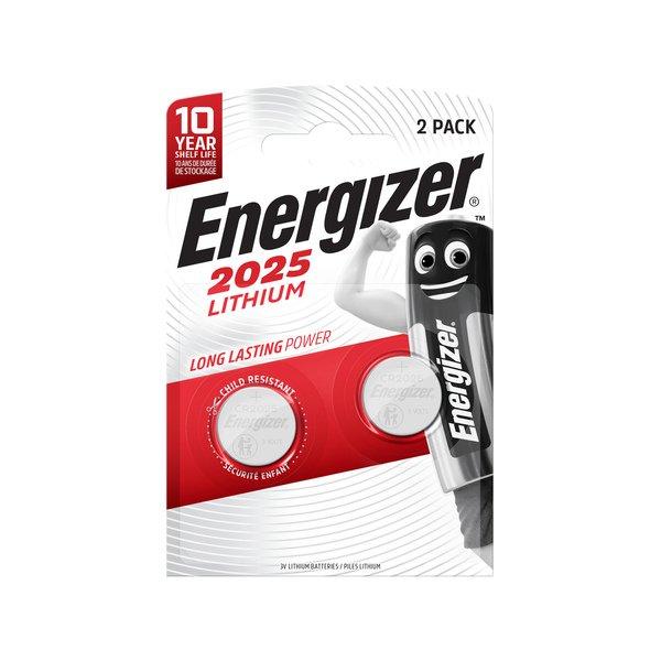 Energizer CR2025 Lithium-Batterien, 2 Stück 