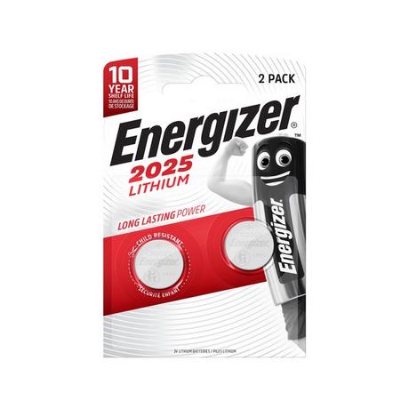 Energizer CR2025 Lithium-Batterien, 2 Stück 