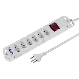 STEFFEN Steba Variabl (6x, T13)L Steckdosenleiste für 6 Stecker 