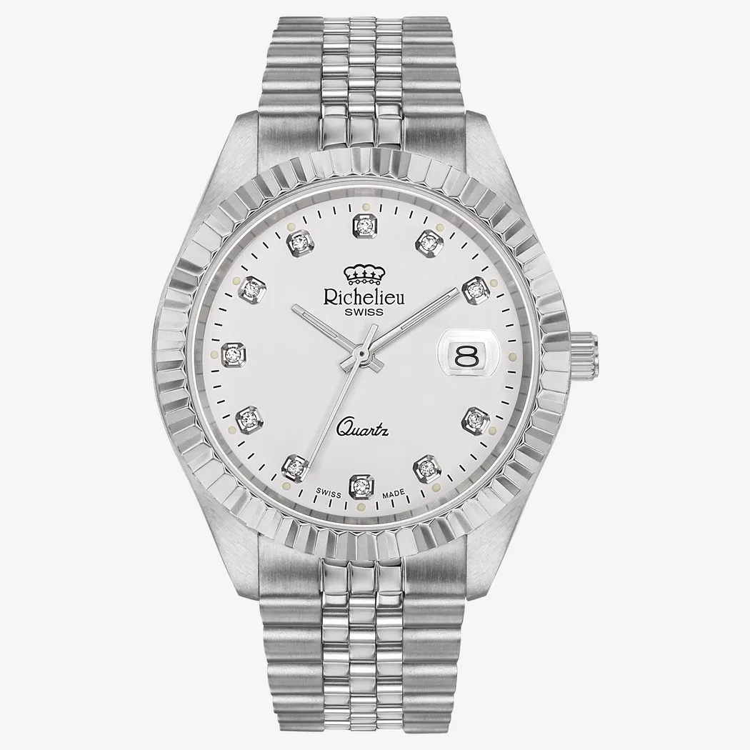 Richelieu Sport Analog Watch Silver 42mm
