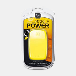 Go Travel Powerbank Power Bank 4000 (Yellow) 