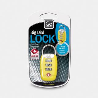 Go Travel Kombinationsschloss Big Dial Twist N Set 