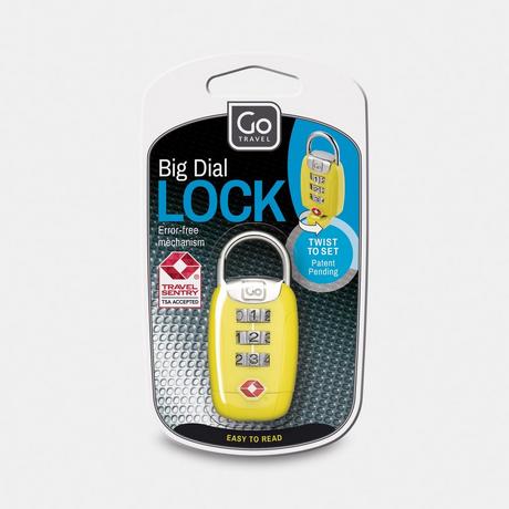 Go Travel Kombinationsschloss Big Dial Twist N Set 