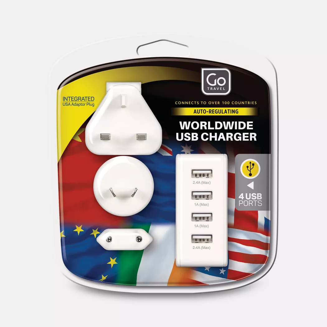 Go Travel - Powerbank, One Size, Weiss