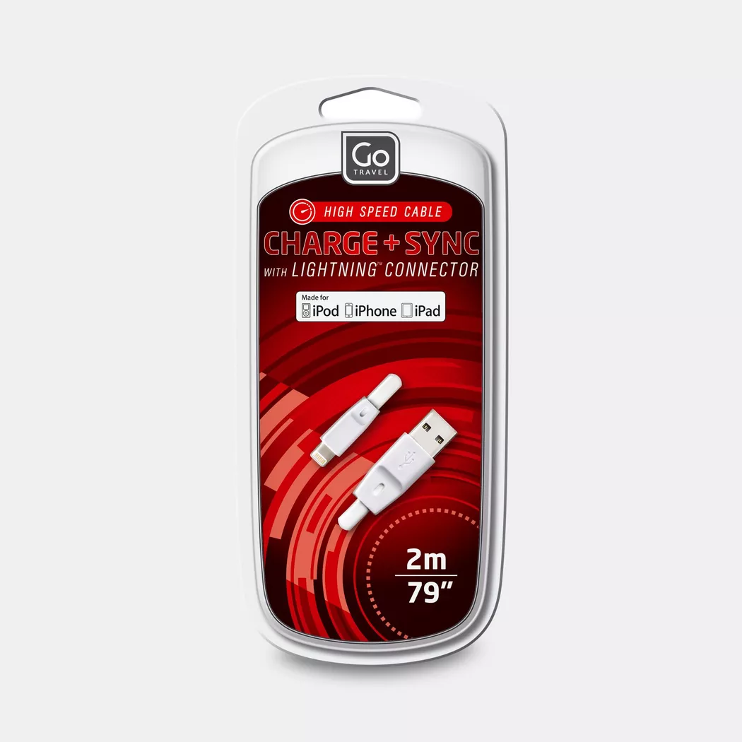 Go Travel - USB Kabel, One Size, Weiss