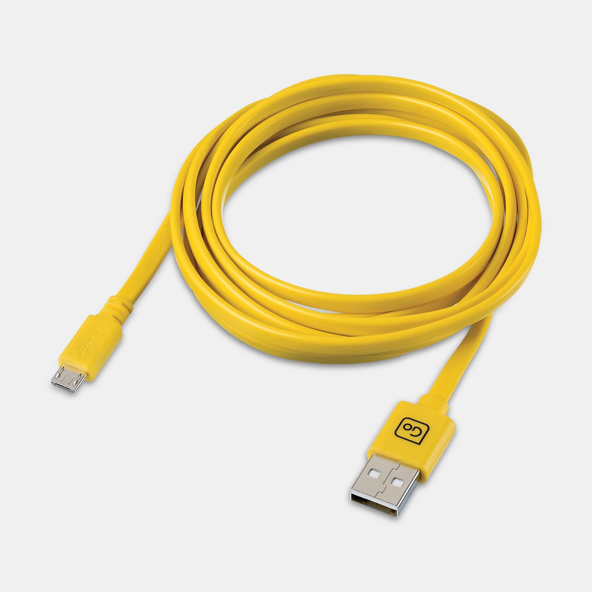 Go Travel Jaune One size Micro USB Cable 