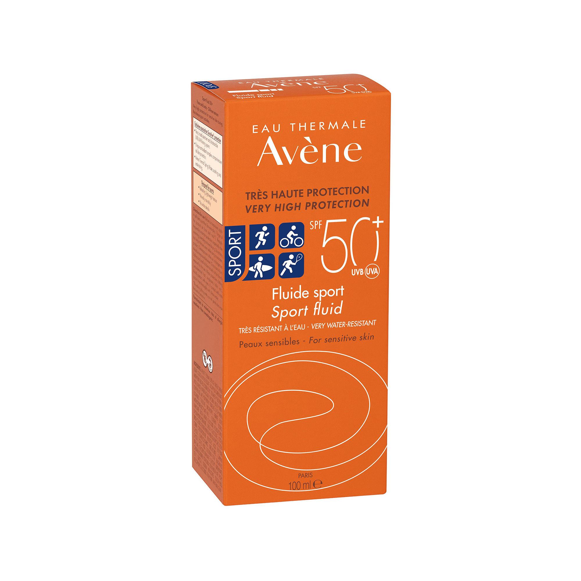 Avene Protection solaire Fluide sport SPF50+ Soins solaires 