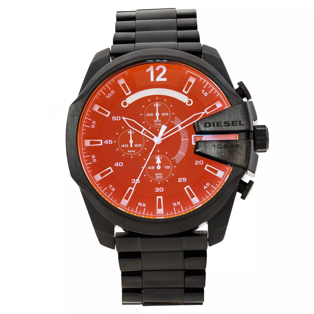 Diesel Mega Chief Chronograph Watch Black