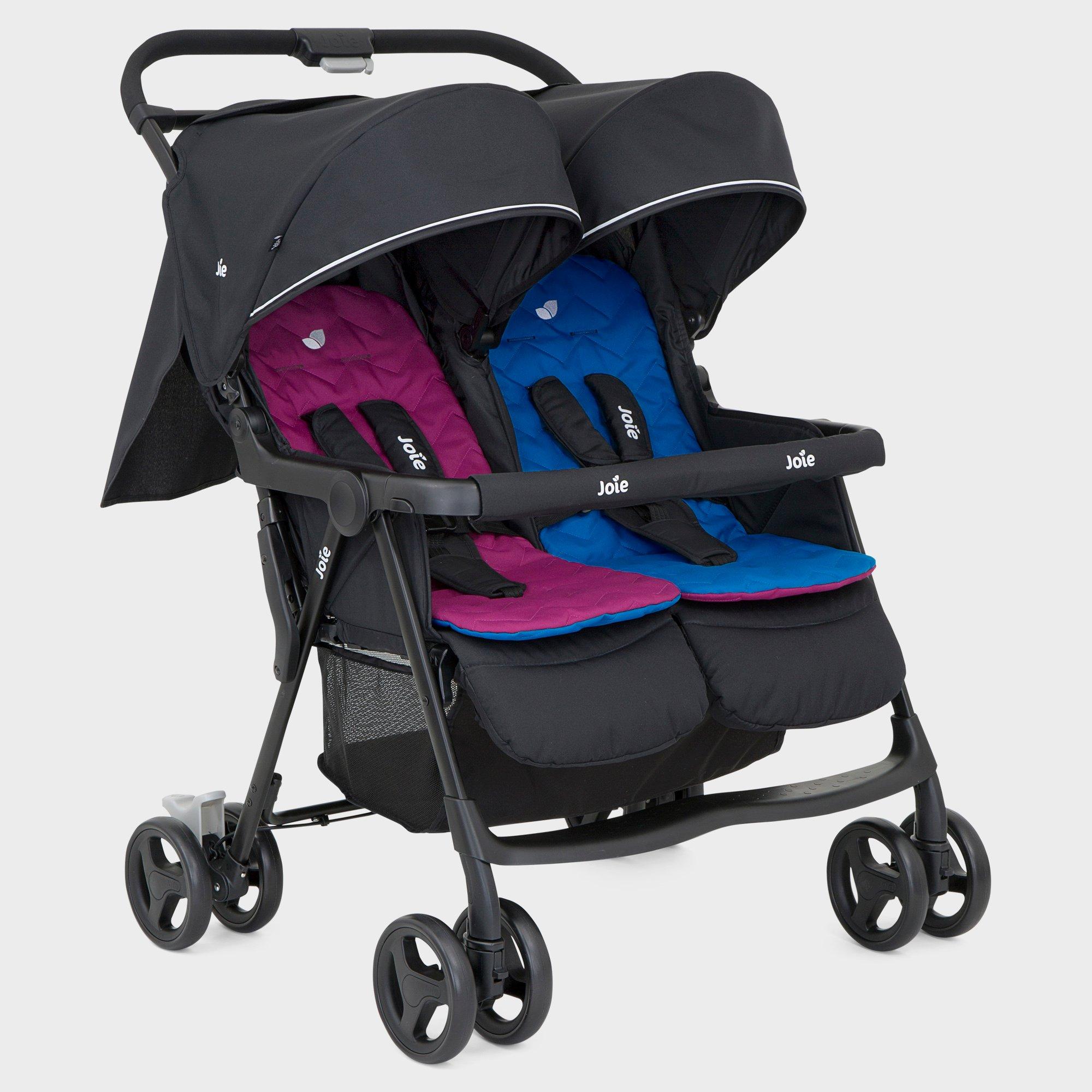 Joie aire™ twin duo kinderwagen - lichtgewicht, compact inklapbaar met