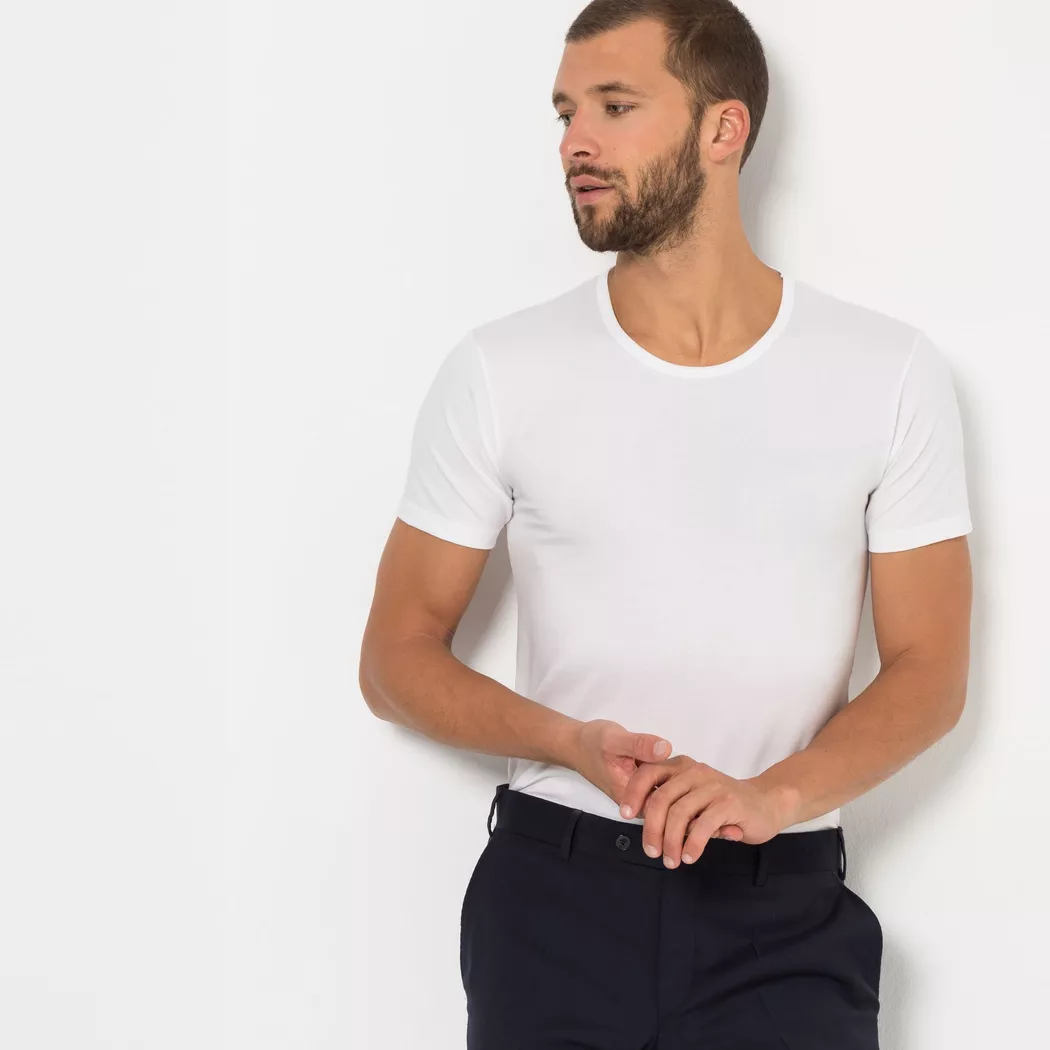 Calida - T-Shirt, kurzarm, für Herren, Weiss, Größe XXL