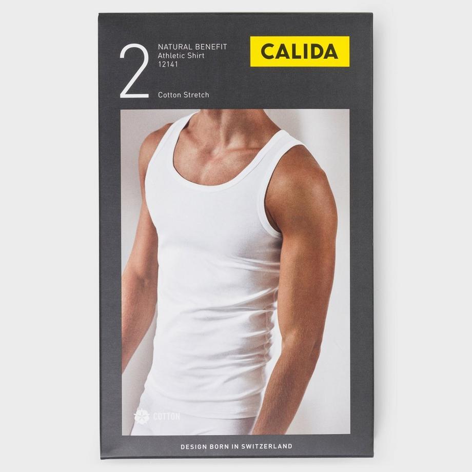 CALIDA Natural Benefit ärmelloses T-Shirt Multipack  