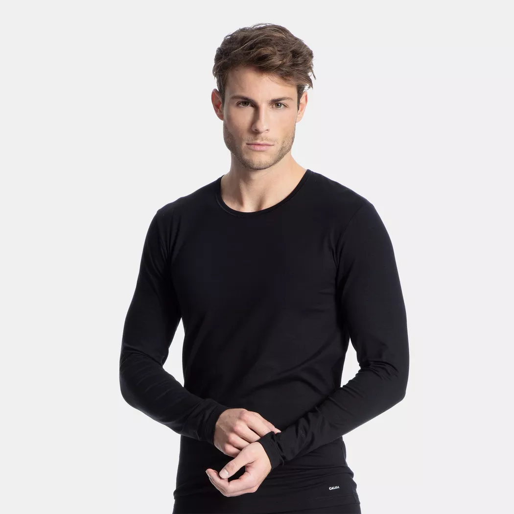 Calida - Cotton Code, für Herren, Black, Größe L