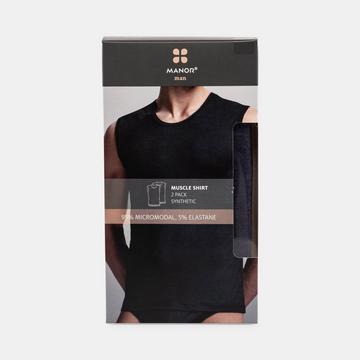 T-shirt, senza maniche, 2-pack