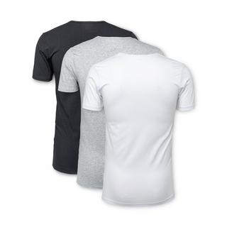 Manor Man Triopack Regular Fit Kurzarm T-Shirt  
