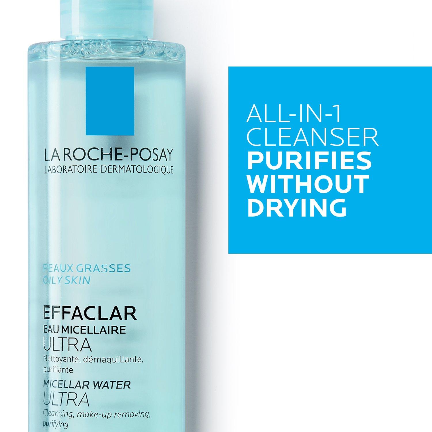 LA ROCHE POSAY  Effaclar eau nettoyant purifiant Effaclar Eau micellaire peau grasse 