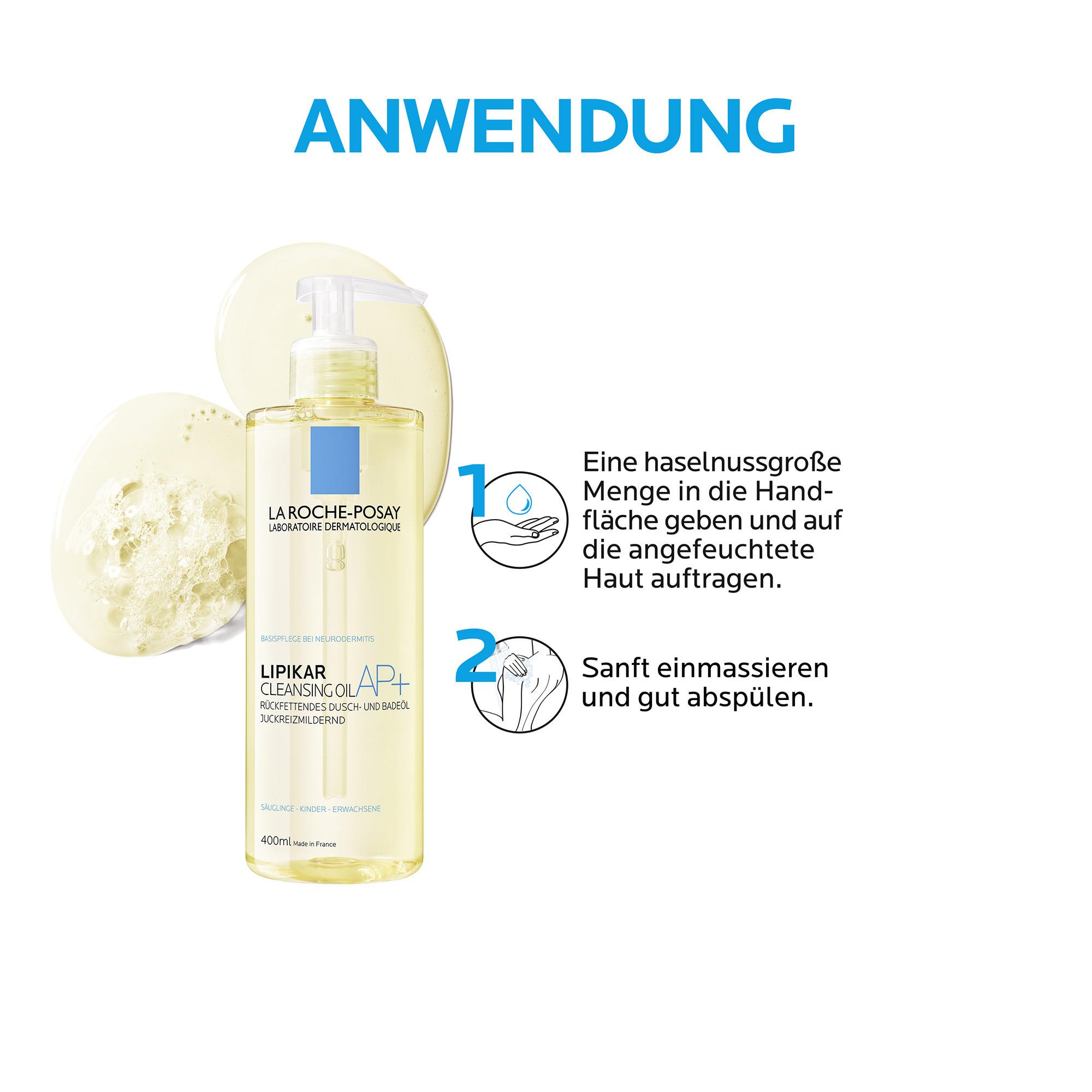 LA ROCHE POSAY  Lipikar Badeöl AP+
 Lipikar DUSCH- UND BADEÖL AP+ Rückfettendes Dusch- und Badeöl 