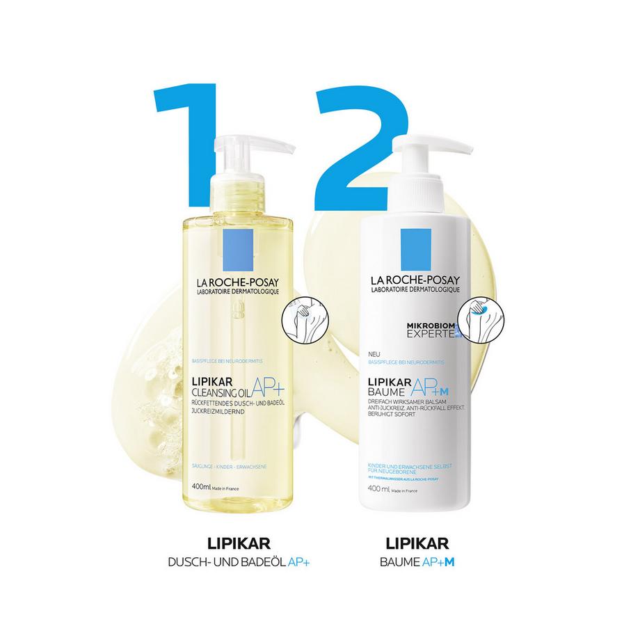 LA ROCHE POSAY  Lipikar Badeöl AP+
 Lipikar HUILE DE DOUCHE ET DE BAIN AP+ Huile de douche et de bain relipidante 