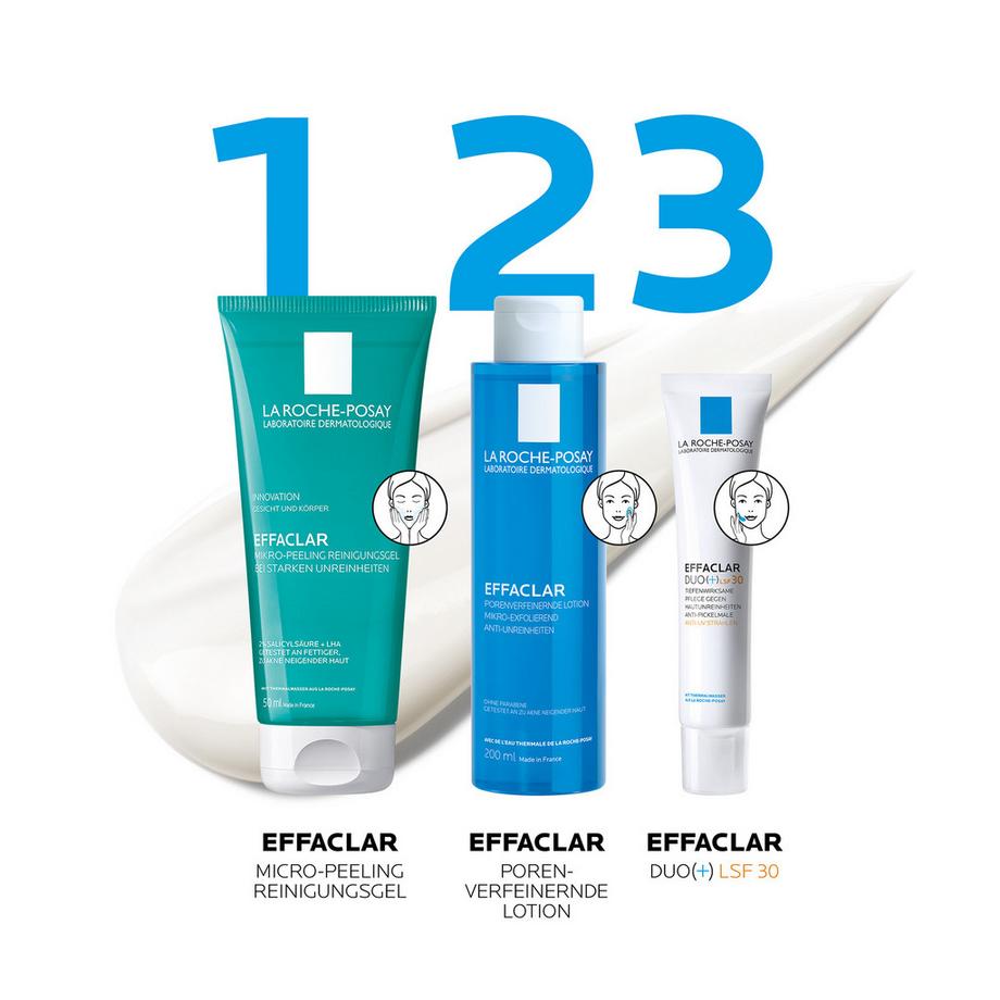 LA ROCHE POSAY  Effaclar Duo+ LSF30 Effaclar Duo (+) SPF 30 Soin action profondeur  