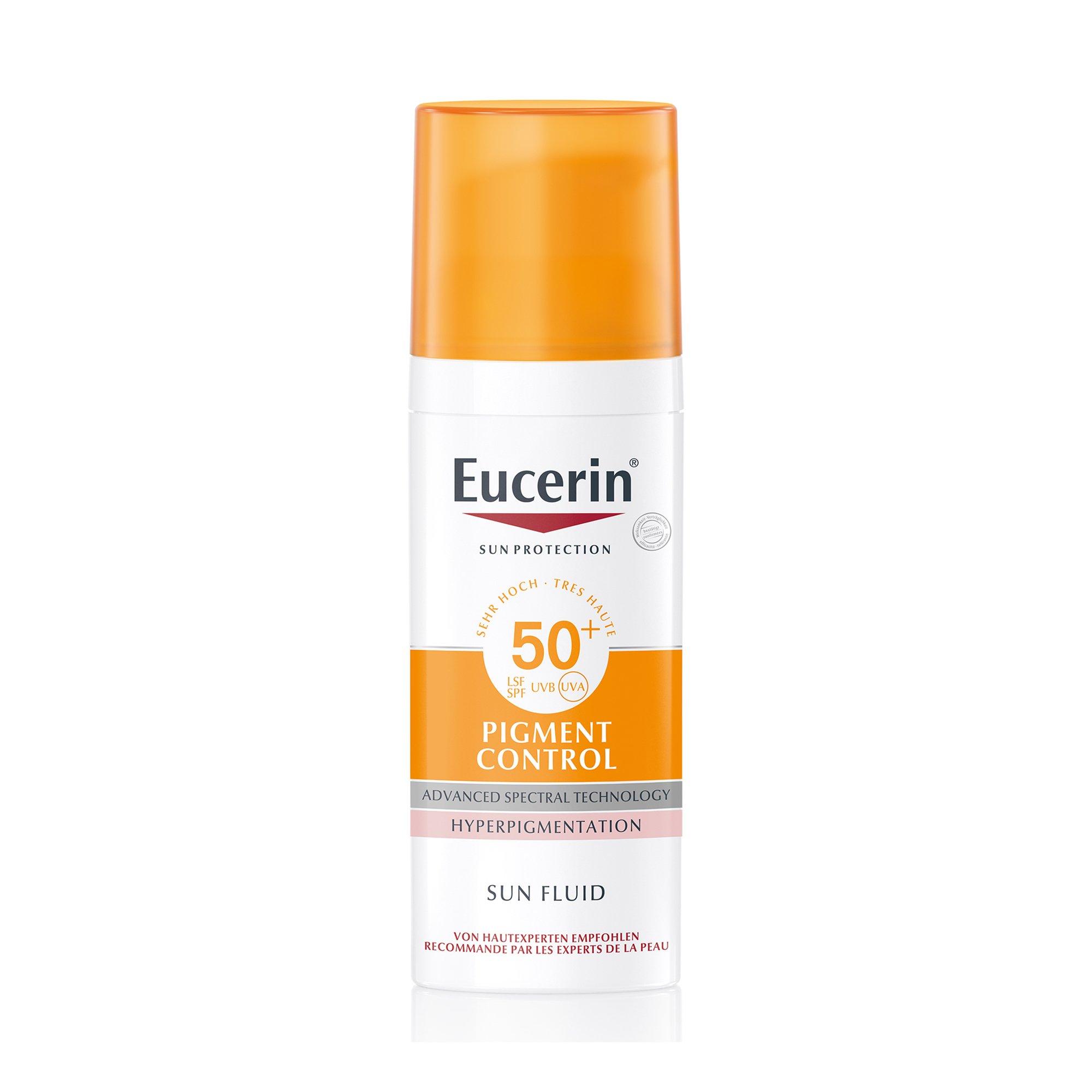 Eucerin  SUN Fluid Pigment Gesicht LSF50+ Sun Pigment Control Sun Fluid LSF 50+ 