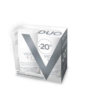 VICHY  Deodorant Anti-Transpirant Roll-On Peaux Sensibles, Duo 