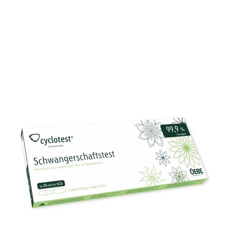 Cyclotest cyclotest Schwangerschaftstest Foglietto illustrativo del, su urine da mitto intermedio  