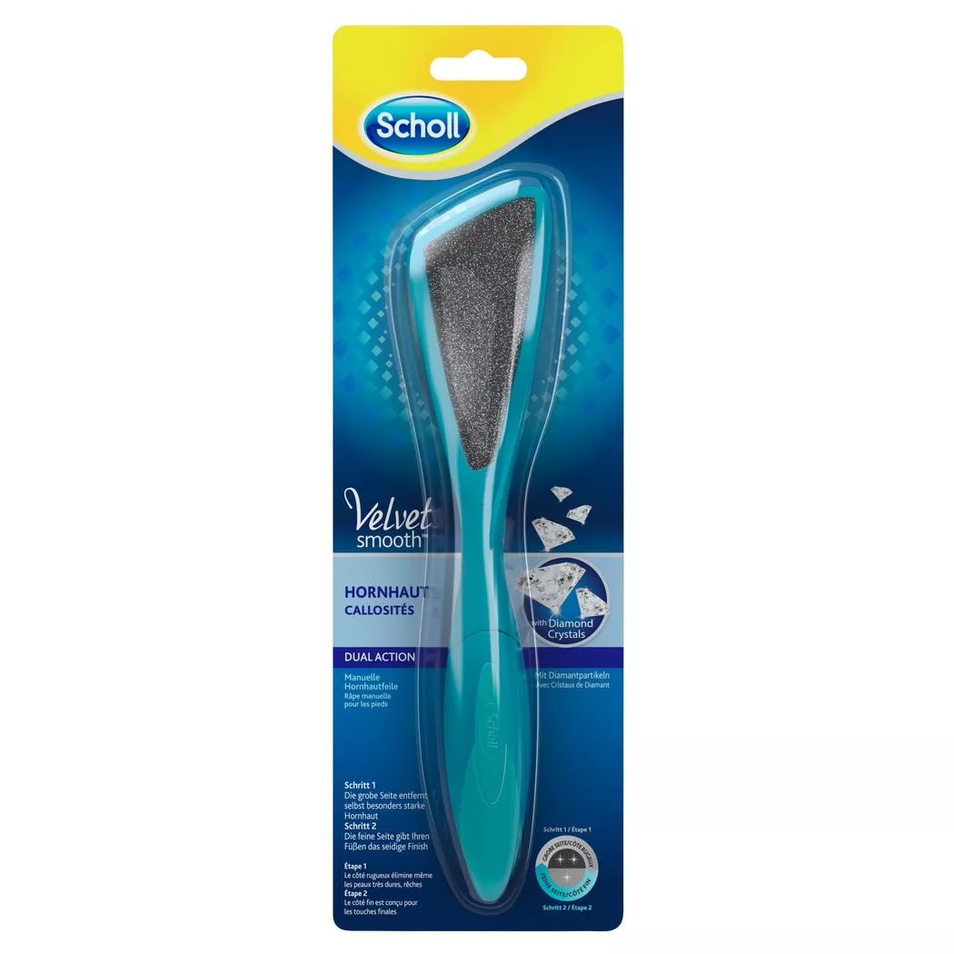 Scholl - Velvet Smooth Hornhaut Feile, 1 Stück