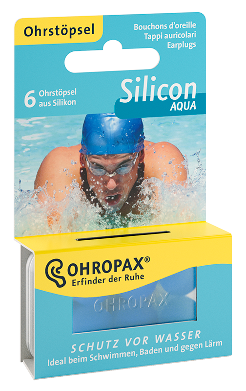 Image of OHROPAX Ohropax® Silicon Aqua Vor_Ohr - 6 Stück