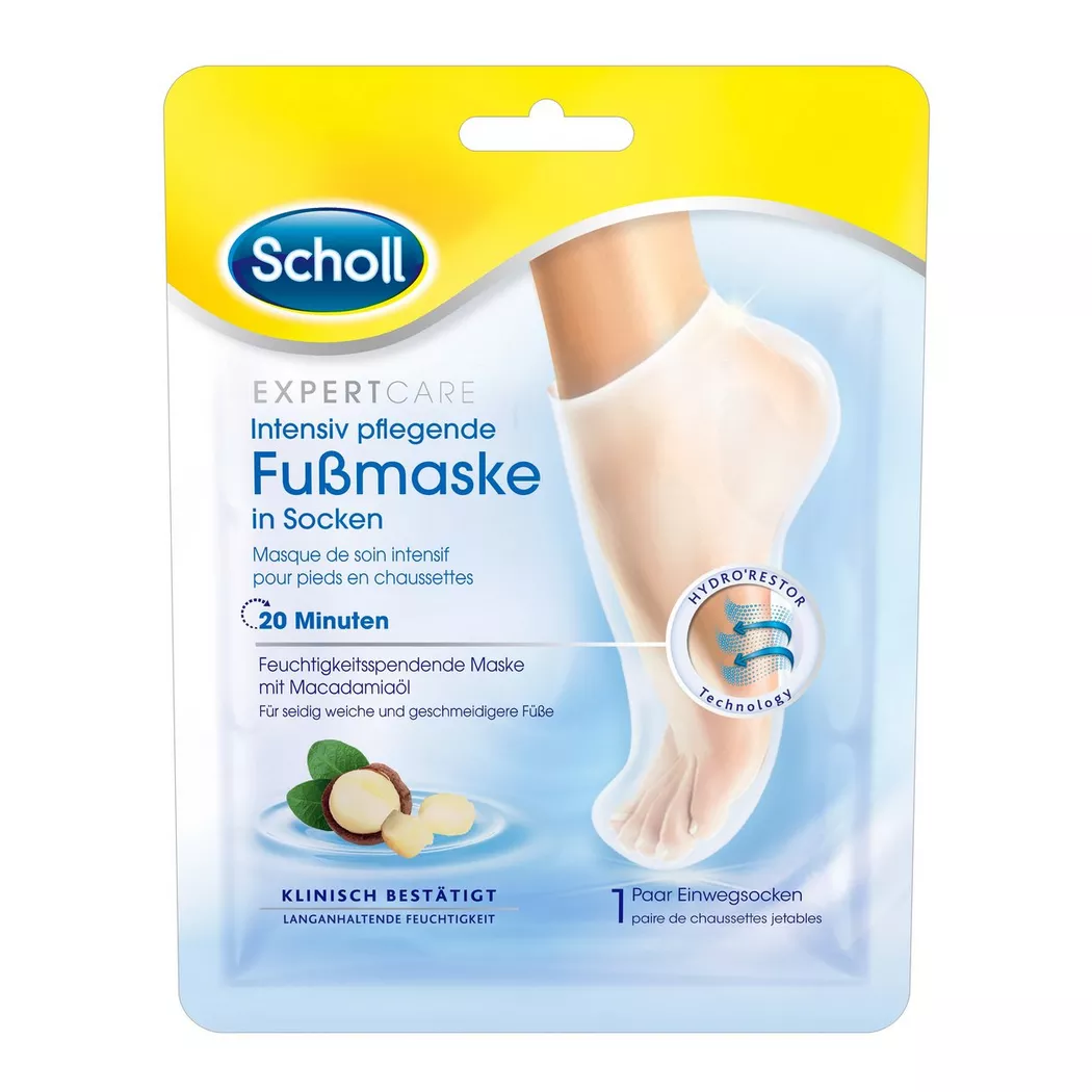 Scholl - ExpertCare Pflegende Fussmaske, Expert Care Pflegende Fussmaske, 2 Stück