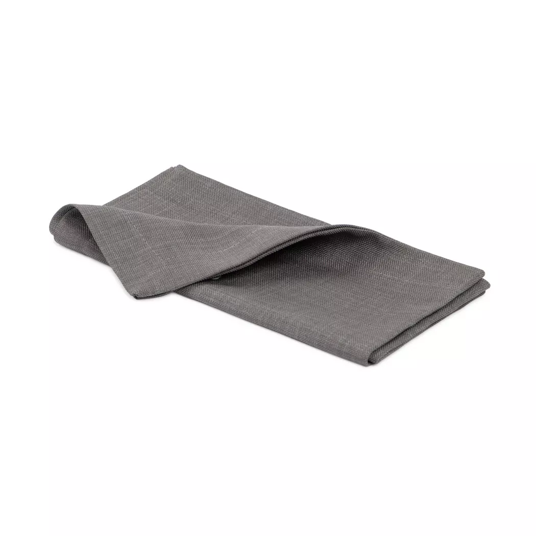 Manor - Stoffserviette, 45 x 45 cm, Dunkelgrau