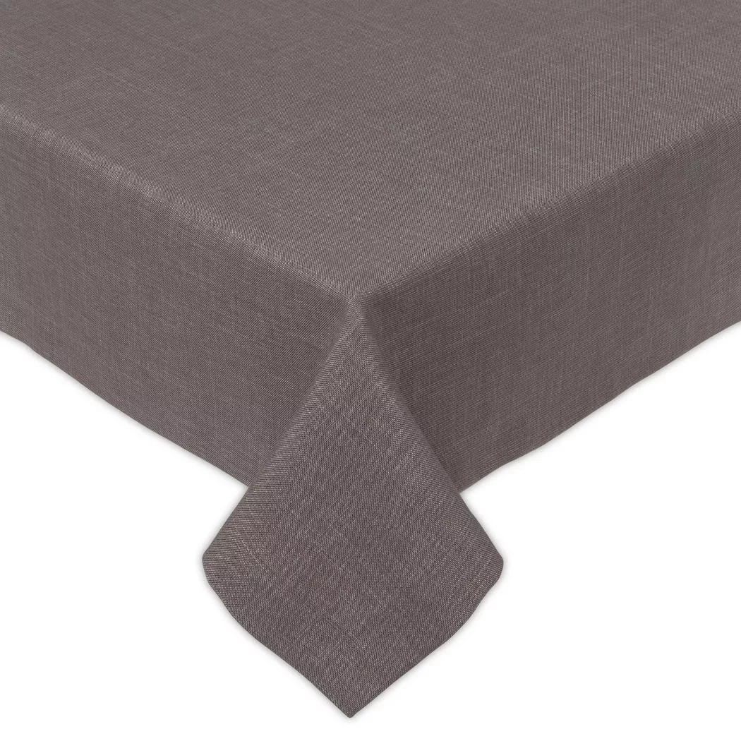 Manor - Tischdecke, 170CM RUND, Dunkelgrau
