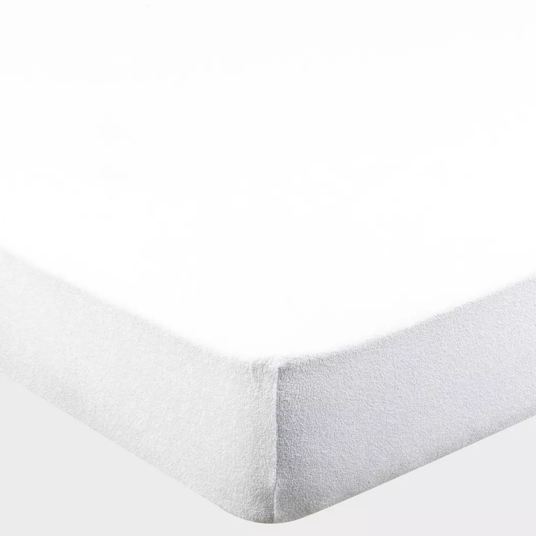 Manor - Fixleintuch, Frottee Fixleintuch, 180-200 x 200 x 22 cm, Weiss