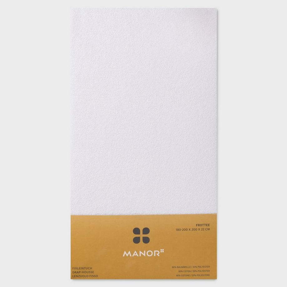 Manor Frottee Fixleintuch  