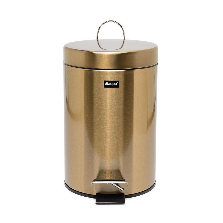 diaqua Cestino con pedale Smoked Cooper 