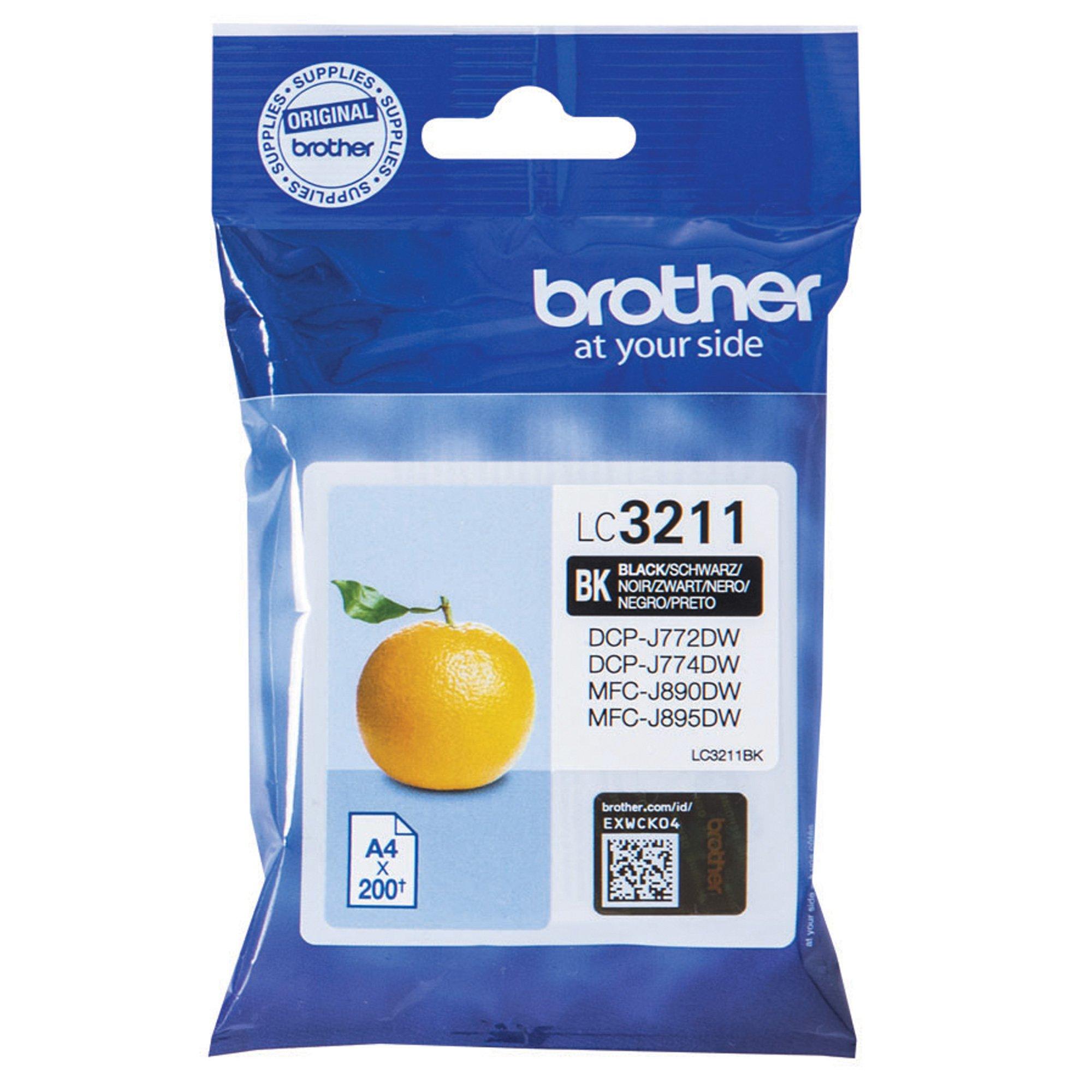 brother LC-3211BK Tintenpatrone 