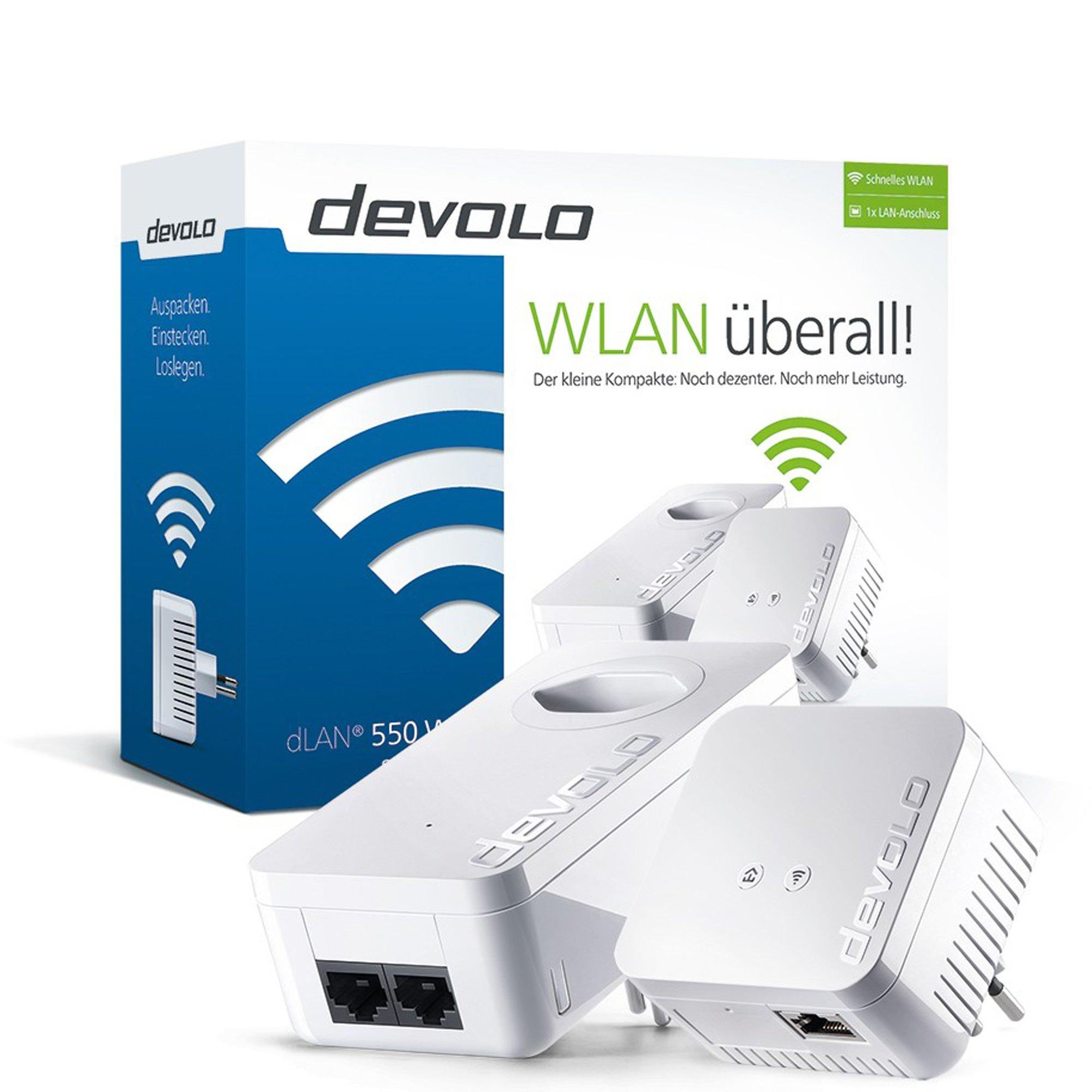 Devolo dLAN 550 Multiroom WiFi 550 Mbps 3 adapters - - Voor