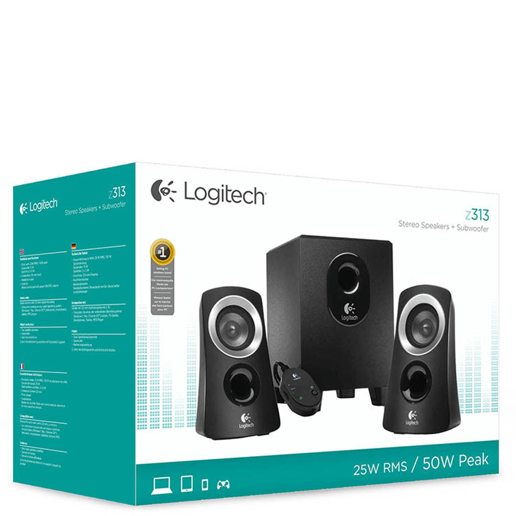 Logitech Z313 PC-Lautsprecher 2.1-Kanal 