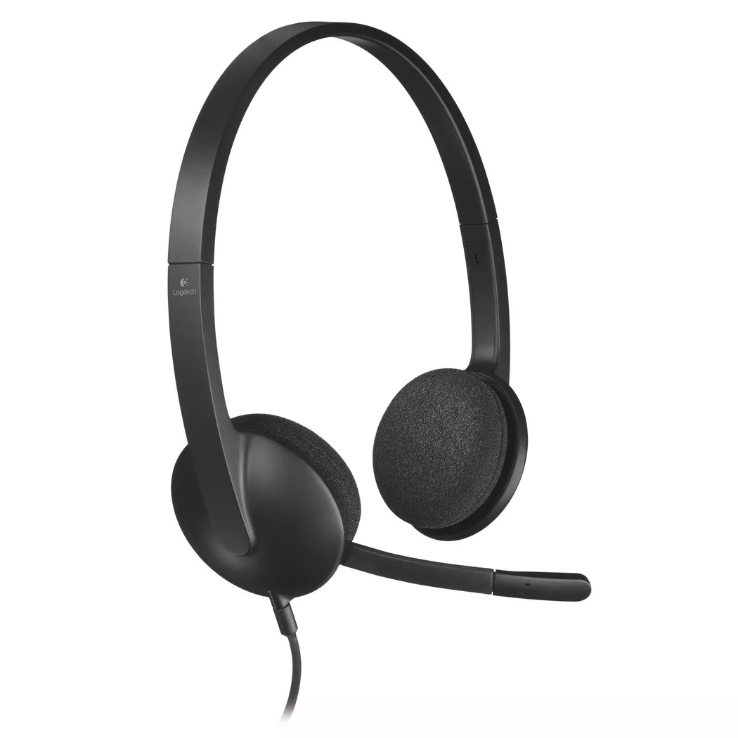 Logitech - H340, Headset USB, Black