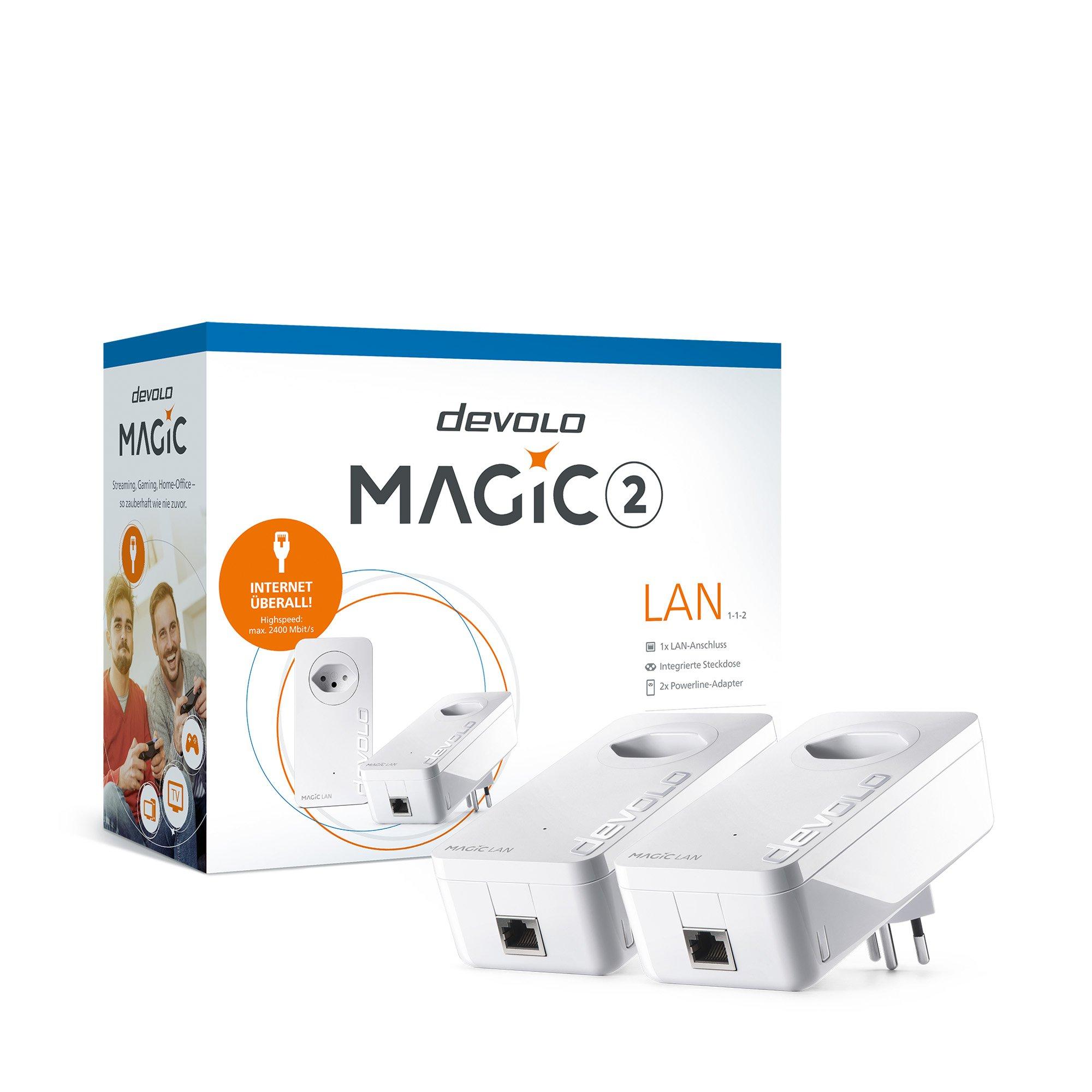devolo Magic 2 LAN 1-1-2 Powerline Starter Kit 