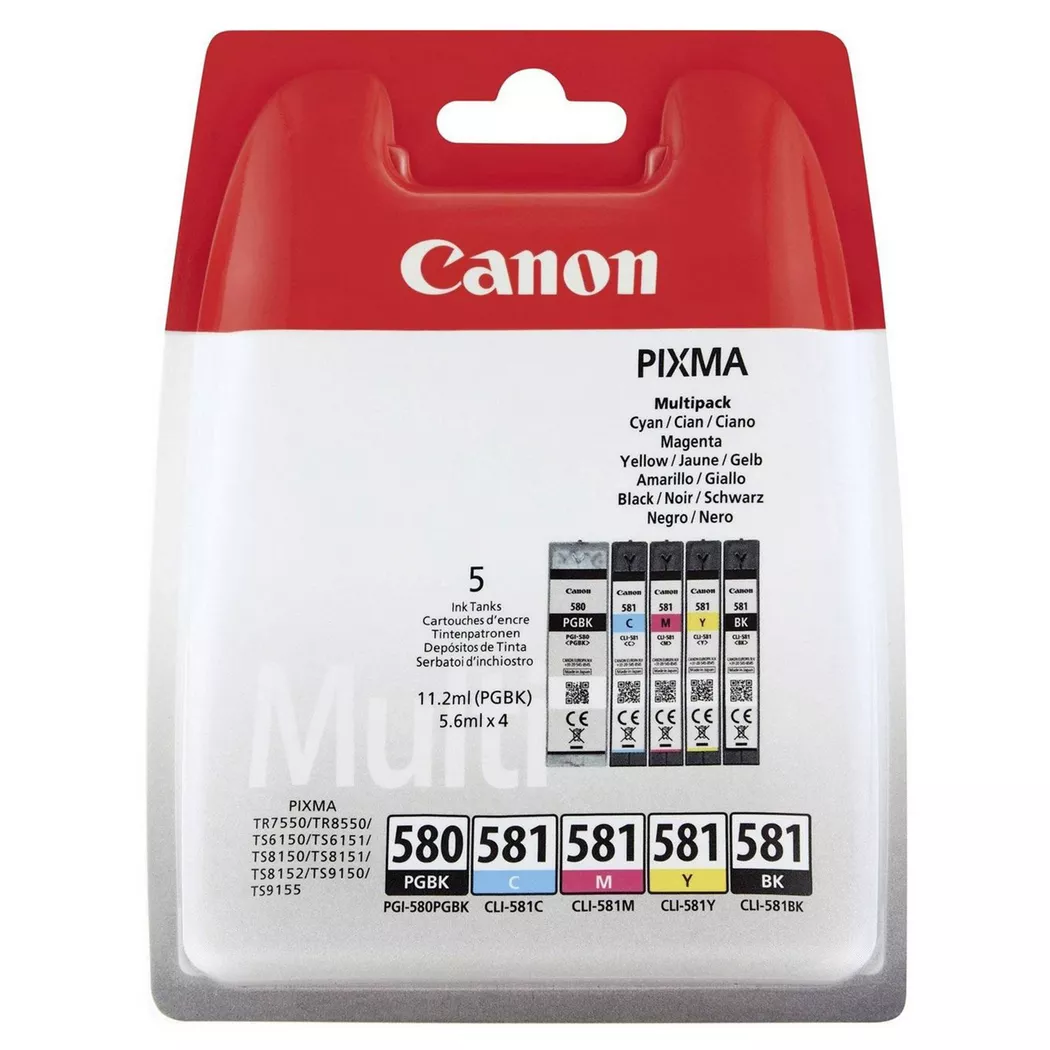 Canon – Pgi-580/cli-581, Multipack, Tintenpatronen, Multicolor