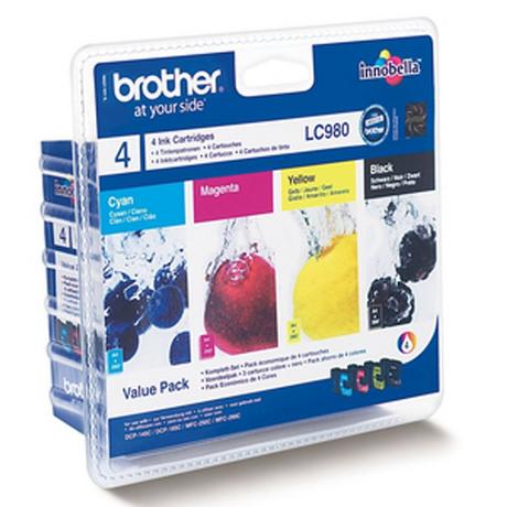 brother LC 980 Cartucce inchiostro, confezione multipla 