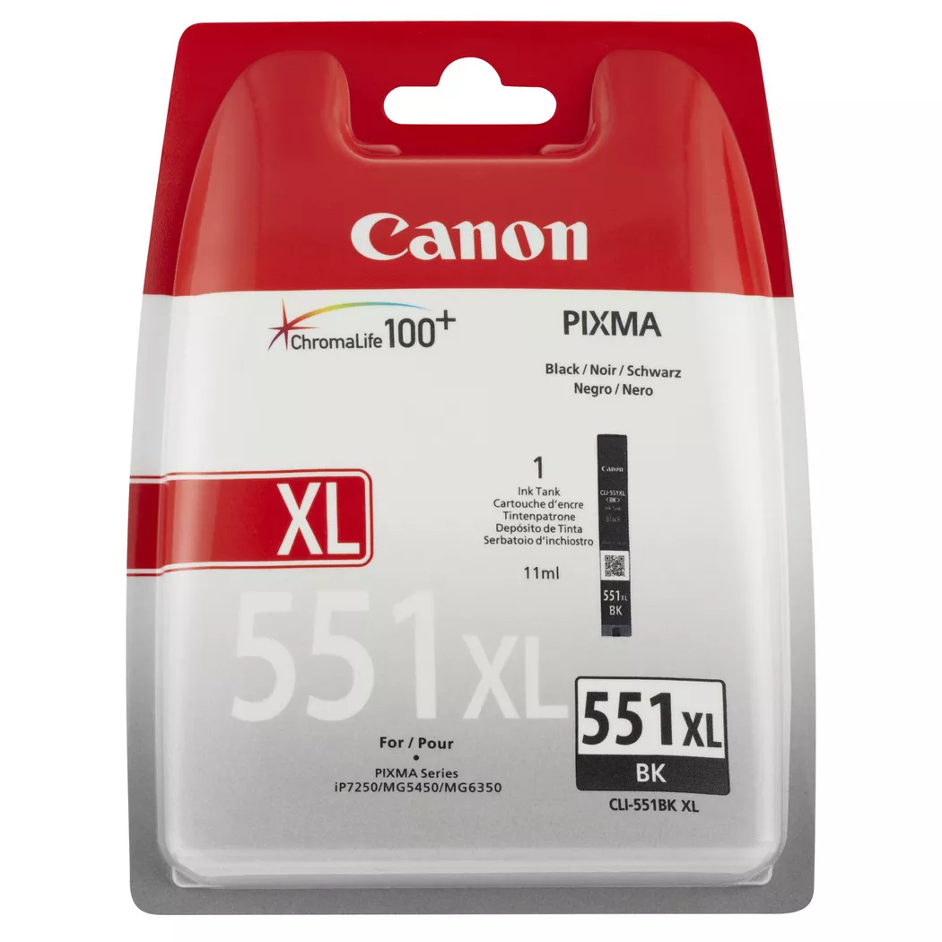 Canon – Cli 551, Tintenpatrone, Black, XL