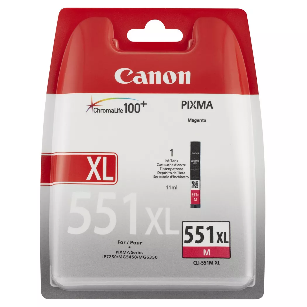 Canon – Cli 551, Tintenpatrone, Magenta, XL