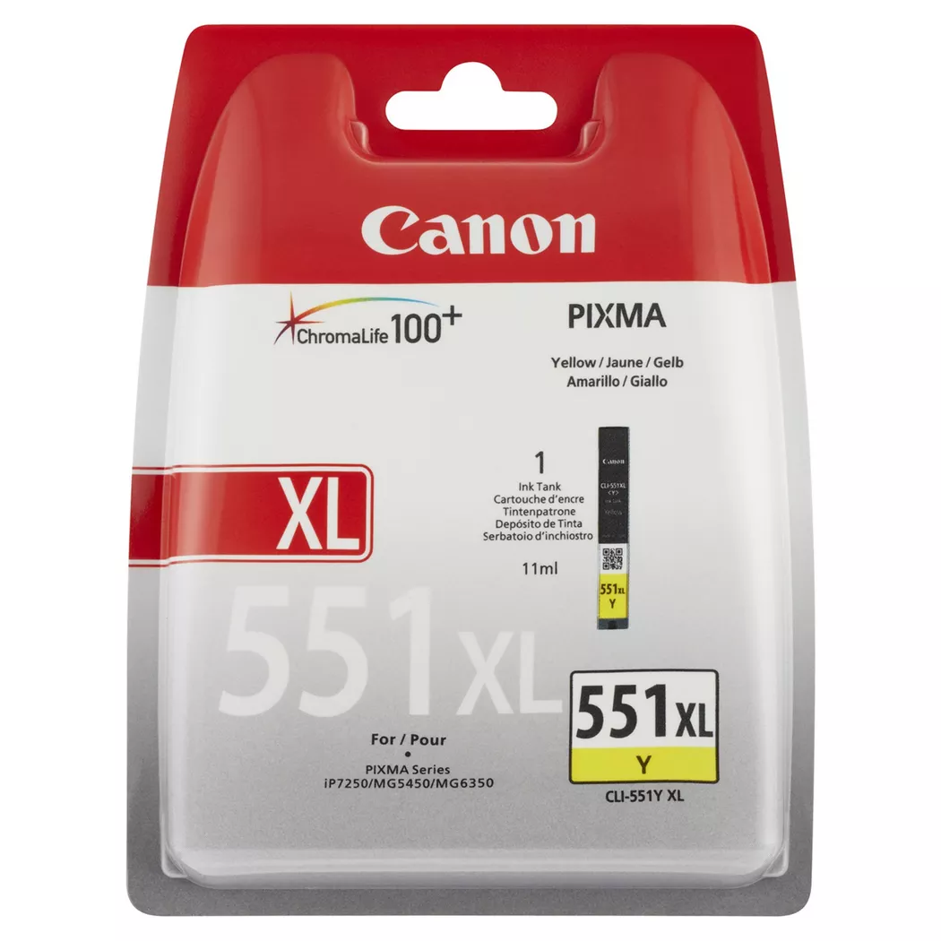 Canon – Cli 551, Tintenpatrone, Gelb, XL