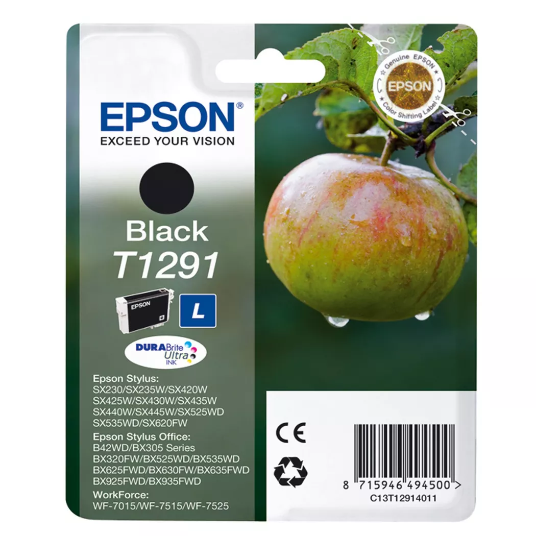 Epson – T129140, Tintenpatrone, Black
