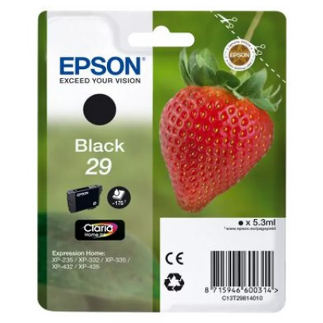 Epson – T298140, Tintenpatrone, Black