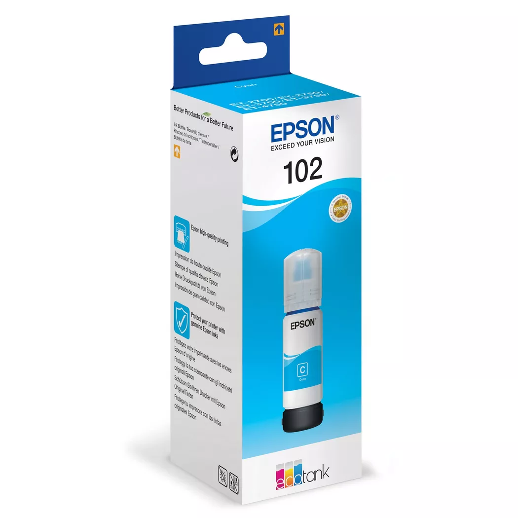 Epson – T03r240, Tintenpatrone, Cyan-Blau
