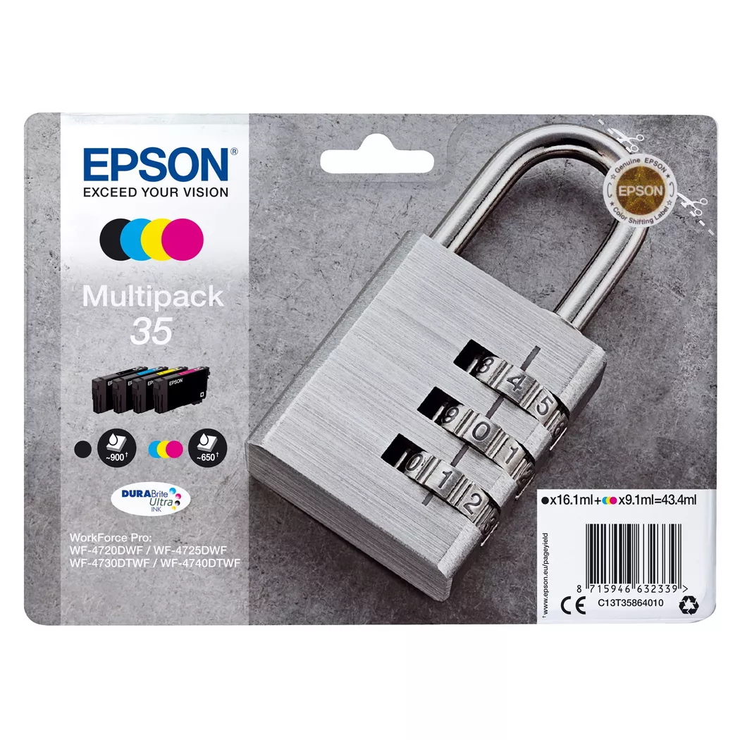 Epson – T358640, Multipack, Tintenpatronen, Multicolor