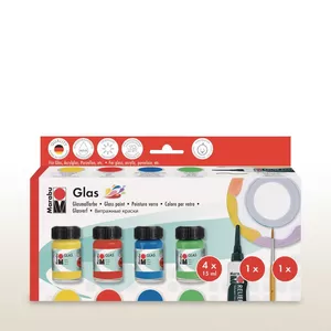 Ensemble de peinture pour verre
